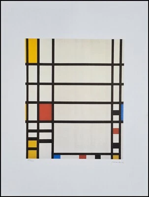 PIET MONDRIAN * Trafalgar Square * 65 x 50 cm*signed lithograph*limited # 44/200 - Bild 1 von 4