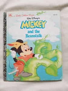 Mickey and the Beanstalk Walt Disney A Little Golden Book 1988 Dina Anastasio - Picture 1 of 4