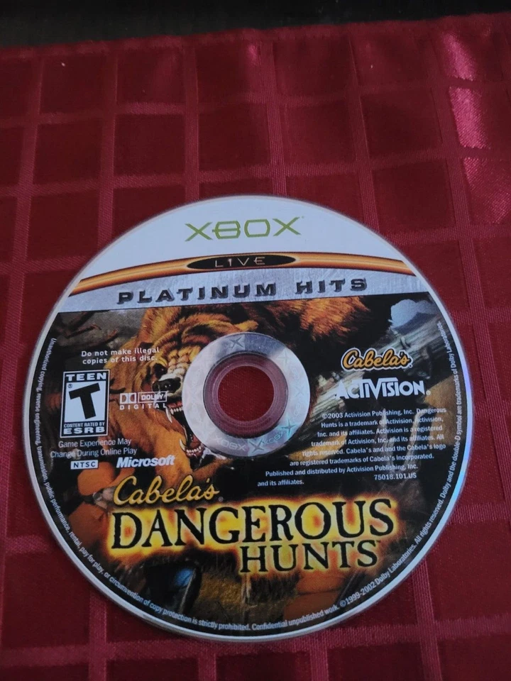 Cabela's Dangerous Hunts (Microsoft Xbox, 2003) A - Image 1 of 1