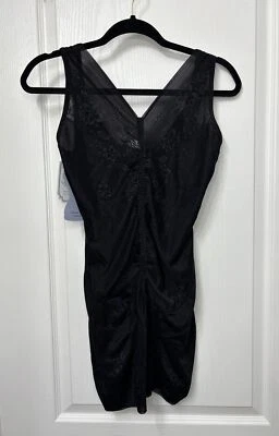 Woman's Heavenly Shapewear Power Mesh Half Zip Bodysuit NWT Size Large - Image 1 of 4