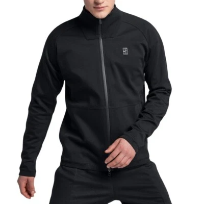 Nike Court Tennis Jacket Large/ Medium/ Small Black White RRP£105.00 - Image 1 of 4