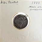 1883 Liberty Seated Dim Love Token Lizzie