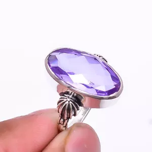Alexandrite Gemstone 925 Sterling Silver Ring S.9 R_9363_309_17 - Picture 1 of 3
