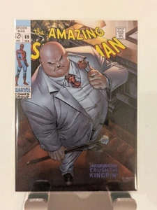 2024 Marvel Renditions Spider-Man KINGPIN Canvas Comic Covers #7 - Picture 1 of 2