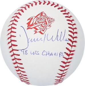 David Wells NY Yankees Signed 1998 World Series Baseball & "1998 WS Champs" Insc