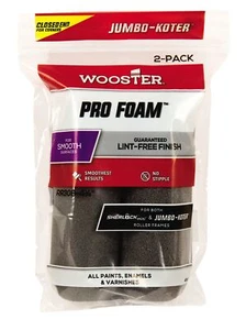 Wooster Jumbo Koter Pro Schaumstoff 4,5 Zoll W Mini Farbroller Abdeckung 2 Stück - Bild 1 von 2