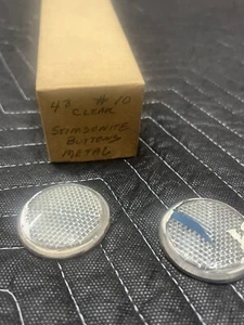 Vintage Stimsonite Plastic Reflectors Box 1 3/4” Reflective Lenses #10 - Picture 1 of 5
