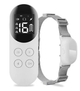 Petdiary T200 Waterproof Remote Dog Training Collar, White - Picture 1 of 9