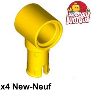Lego Technic 4x Stift Friction Grate IN Längsrichtung 1 Hole Gelb / 15100 New - Picture 1 of 1