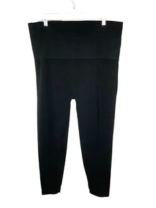 Breezies Seamless Cotton Leggings A508645 Black Plus Size 3X NEW - Picture 1 of 8