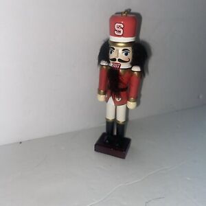 N C STATE 5” Nutcracker Ornament  New Without Box Memory Co