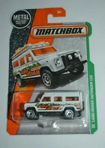 MATCHBOX MBX EXPLORERS LAND ROVER DEFENDER 110 WHITE 110/125 - Picture 1 of 3