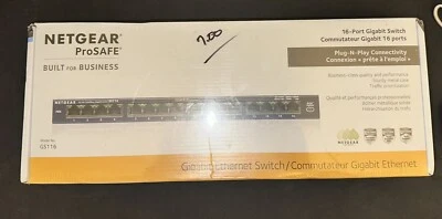 NETGEAR  ProSafe (GS116) 16-Ports External Switch - Image 1 of 2