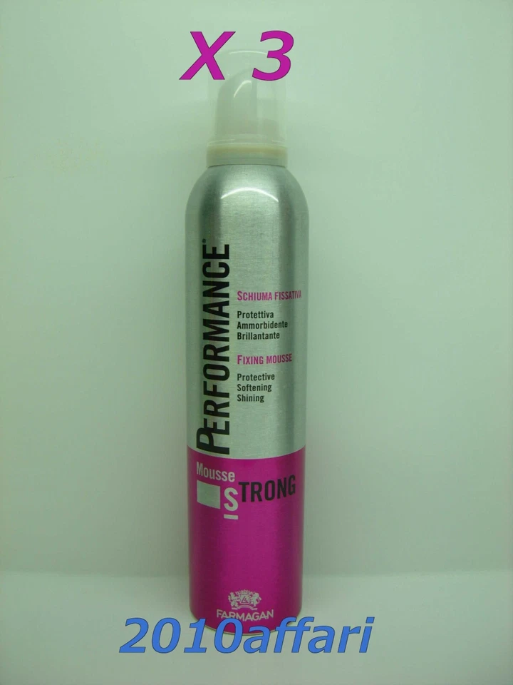 PERFORMANCE MOUSSE STRONG FARMAGAN 300 ml SCHIUMA FISSATIVA - 3 PEZZI - Immagine 1 di 1