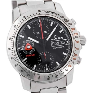 41 mm ø - Sinn 303 "RX-8" Autofahrerchronograph Automatik Herrenuhr Valjoux 7750 - Picture 1 of 18