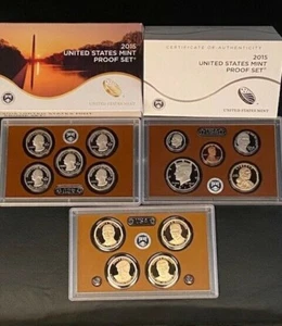 2015 S Mirror Proof Set U.S. Mint Original Government Packaging - Picture 1 of 3