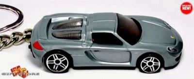 🎁🎁HTF KEYCHAIN SILVER PORSCHE CARRERA GT V10 CUSTOM Ltd GREAT GIFT NOVELTY🎁🎁 - Image 1 of 4
