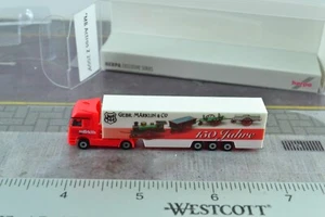Herpa Marklin 2009 Mercedes Actros Tractor Trailer Truck 1:220 Z Scale - Picture 1 of 3