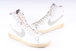 Vintage NIKE Penetrator Hi White Leather Basketball Shoes Mens Size 12 1985 - Picture 1 of 10