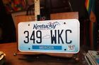 2017 Kentucky License Plate Mercer County 349 WKC