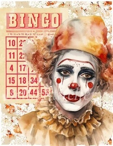 Bloque de tela artesanal o edredones floral hecho a mano con tarjeta de bingo 8x10 - Imagen 1 de 1
