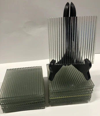 40 pieces - Antique Transom Prism Glass Tiles Sawtooth Design • 4x4 - Image 1 of 4