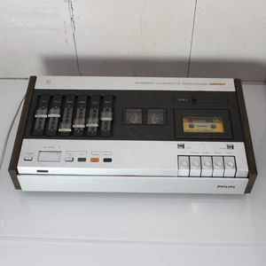 Philips N2407 Cassette Recorder - Kasetten Rekorder - N2407/00 Vintage - Bild 1 von 5