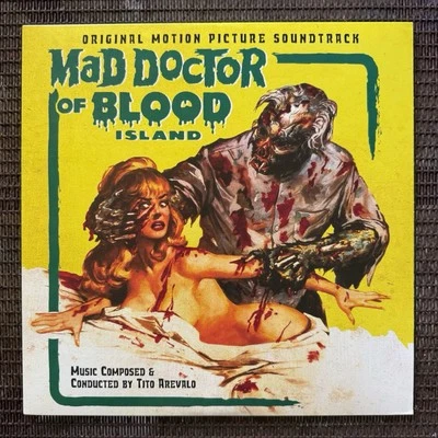 Mad Doctor of Blood Island Original Soundtrack Green LP 2021 + 2X SIGNED Inserts - Image 1 of 3
