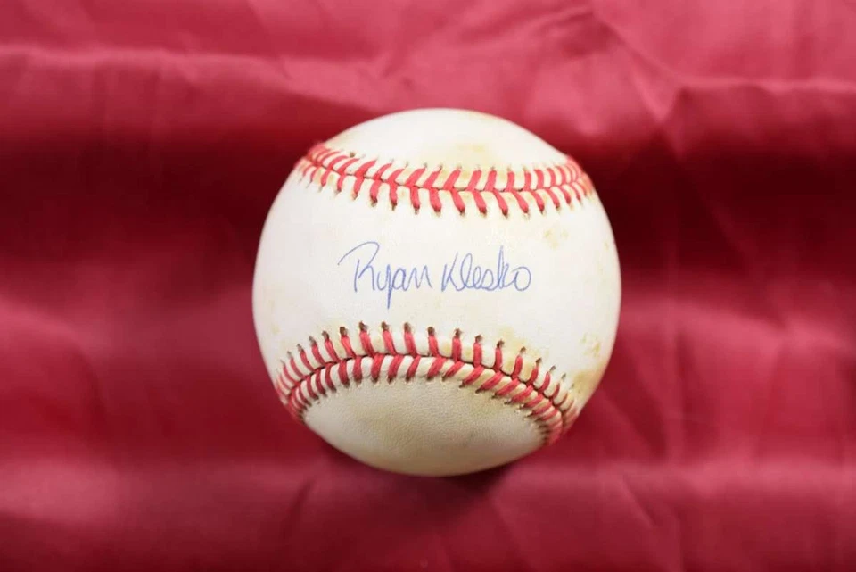 Béisbol firmado por Ryan Klesko autógrafo de la Liga Nacional ONL Foto 1 de 1