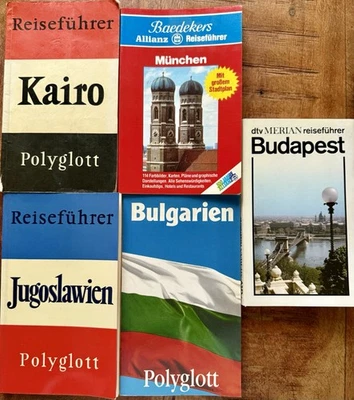 5 Reiseführer Jugoslawien Bulgarien Kairo Budapest München BAEDEKERS POLYGLOTT - Bild 1 von 2