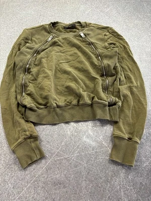 DE COLECCIÓN ARCHIVO VANGUARDIA RECORTADA JAPONESA CREMALLERA COMPLETA DIÉSEL SUDADERA CON CAPUCHA LOCA Foto 1 de 4