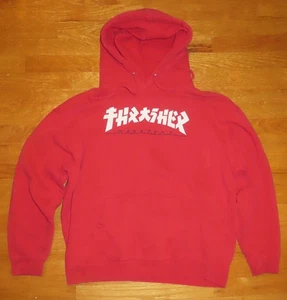 THRASHER Magazine SKATEBOARD (LG) Hooded Sweatshirt Fausto Vitello Eric Swenson - Picture 1 of 4