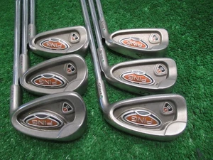 PING i10 IRON SET 4-PW GOLF CLUBS AWT STIFF STEEL GOOD GRIPS RH NO 8 IRON - Picture 1 of 14