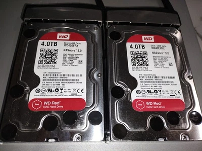 PAIR of Western Digital Red Pro NAS 4TB HDD WD4003FFBX - Image 1 of 2