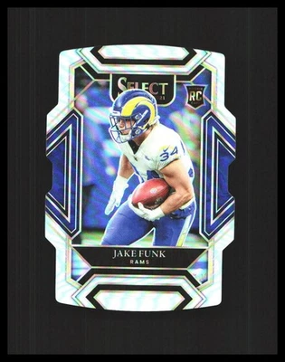 2021 Jake Funk Rookie Card - Panini Select #299 Silver Die-Cut - S1B4RiL13C27 - Image 1 of 2