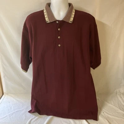 Camisa polo Greg Norman 1997 de colección para hombre granate púrpura XL 100 % algodón nueva con etiquetas envío gratuito Foto 1 de 4
