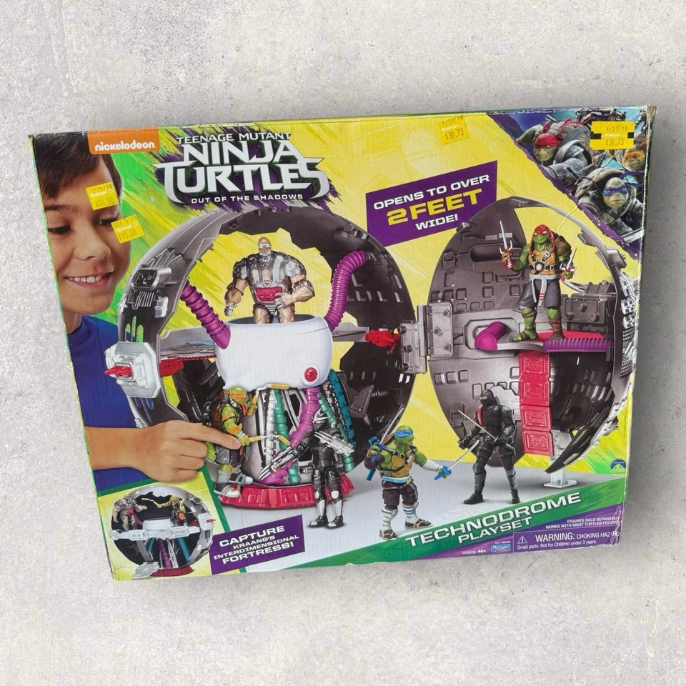 2016 TMNT Ninja Turtles Technodrome Playset Out of the Shadows Movie MIB RARE - Image 1 of 4