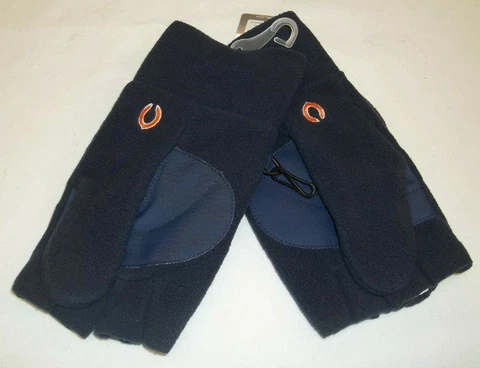 NFL Chicago Bears Fingerless Reebok Gloves/Mittens - Men's Medium - New Cover