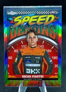 2023 Topps Chrome Formula 1 F1 Oscar Piastri Speed Demons Insert #SD-OP - Bild 1 von 2
