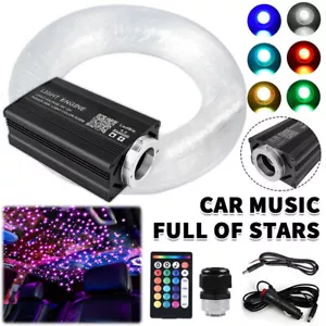 1000PC CAR HOME HEADLINER STAR LIGHT KIT ROOF TWINKLE CEILING LIGHTS FIBER OPTIC - Picture 1 of 16