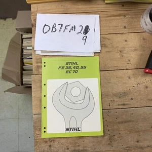 Stihl FE35 FE40 FE55 EC70 Electric Trimmer & Edger Service Repair Manual NOS - Picture 1 of 9