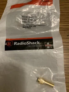 RG-58 Crimp-on SMA Straight Male Plug # 278-0018 Radioshack - Picture 1 of 4