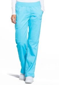 Pantalón Médico Turquesa Cherokee Ropa de Trabajo Revolution Tiro Medio WW110 TRQ - Imagen 1 de 5
