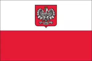 Poland w- Eagle Indoor Polyester Flag - Picture 1 of 3