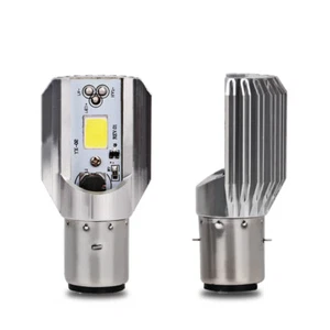 2X Led Motorcycle Headlight Scooter Bulb H6 Ba20d 6000k Light ATV Moto Motorbike - Picture 1 of 12