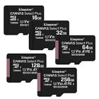 KINGSTON 100MBs A1 micro SD SDHC SDXC KARTA PAMIĘCI 256GB 128GB 64GB 32GB 16GB LOT