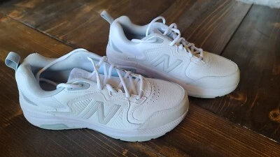 NEW BALANCE 857 Tênis Feminino Branco Treinamento Corrida WX857WB3 - 2e EUA 10 - NOVO  - Imagem 1 de 4