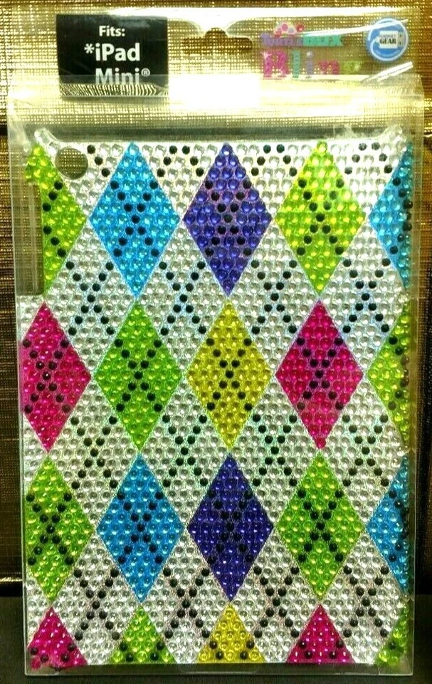 Rhinestone iPad Mini 1 / 2 / 3 GEN Hard Shell Tablet Case Diamond Crystal Bling - Image 1 of 3