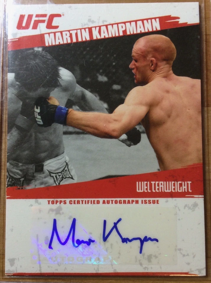 2009 Topps UFC Round 2 Martin Kampmann Autograph - Image 1 of 1
