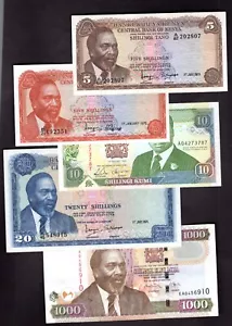 Kenia, Banknoten, Datum Stückelung und Preis wählbar. - Bild 1 von 15